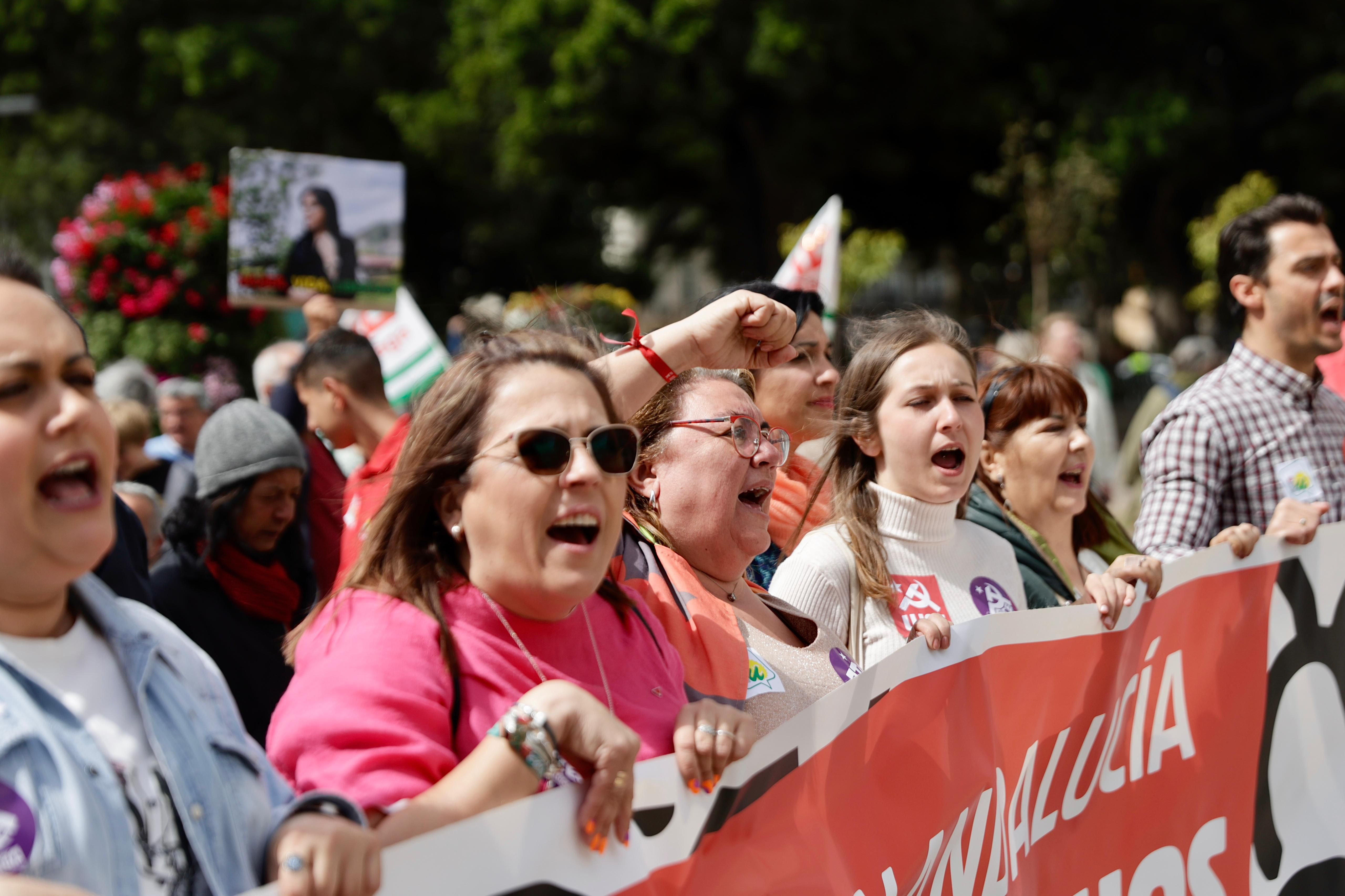 Así ha sido la manifestación del 1 de mayo en Málaga