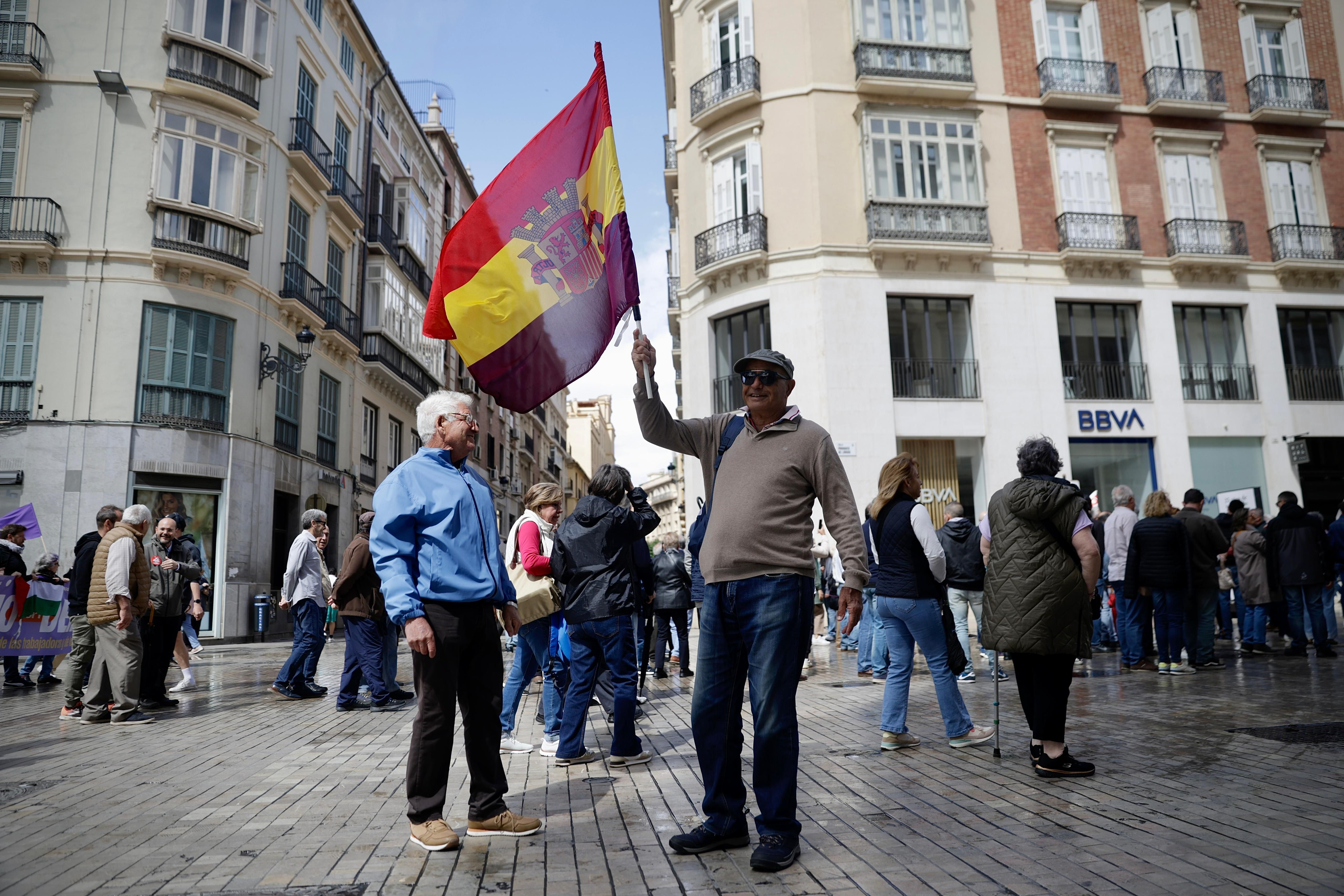 Así ha sido la manifestación del 1 de mayo en Málaga