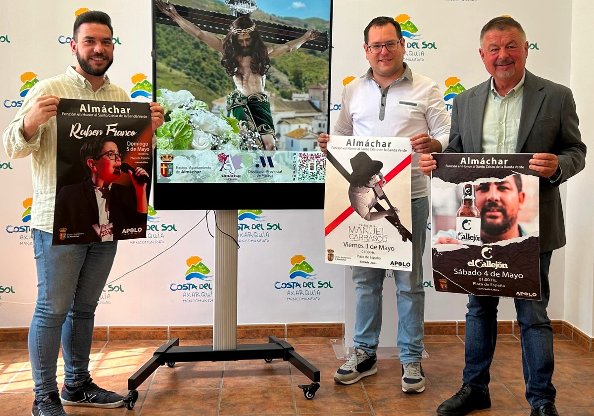 Acto de presentación de la programación festiva de Almáchar en la Mancomunidad Oriental.