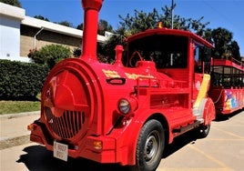 Imagen de archivo del tren turístico de Rincón de la Victoria.