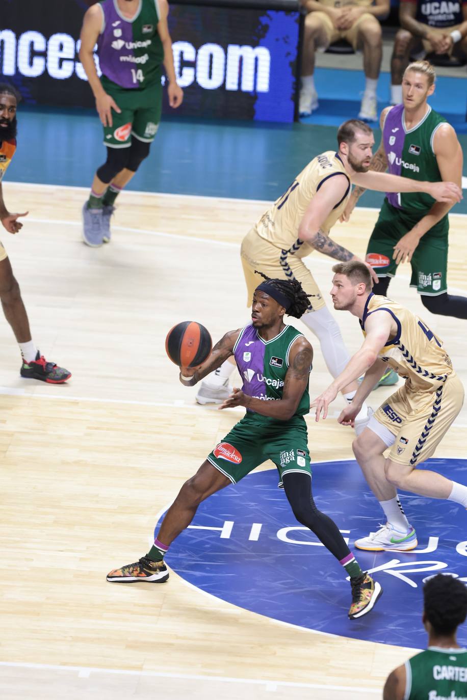 El Unicaja- UCAM Murcia, en imágenes