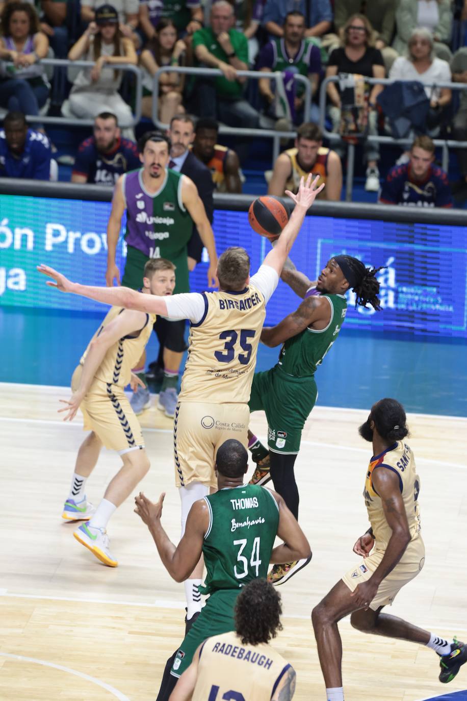 El Unicaja- UCAM Murcia, en imágenes