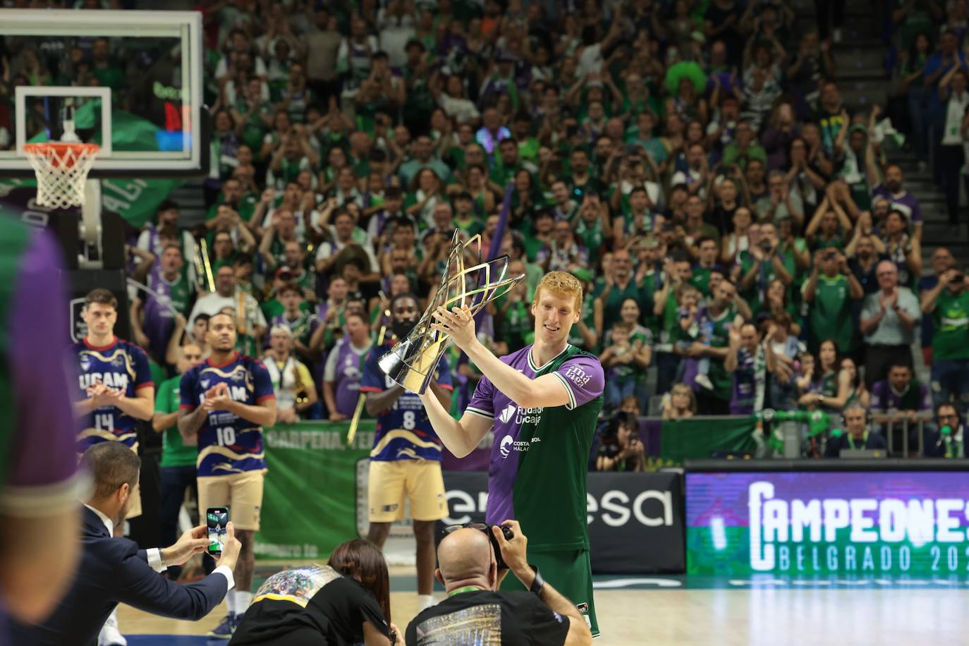 El Unicaja- UCAM Murcia, en imágenes