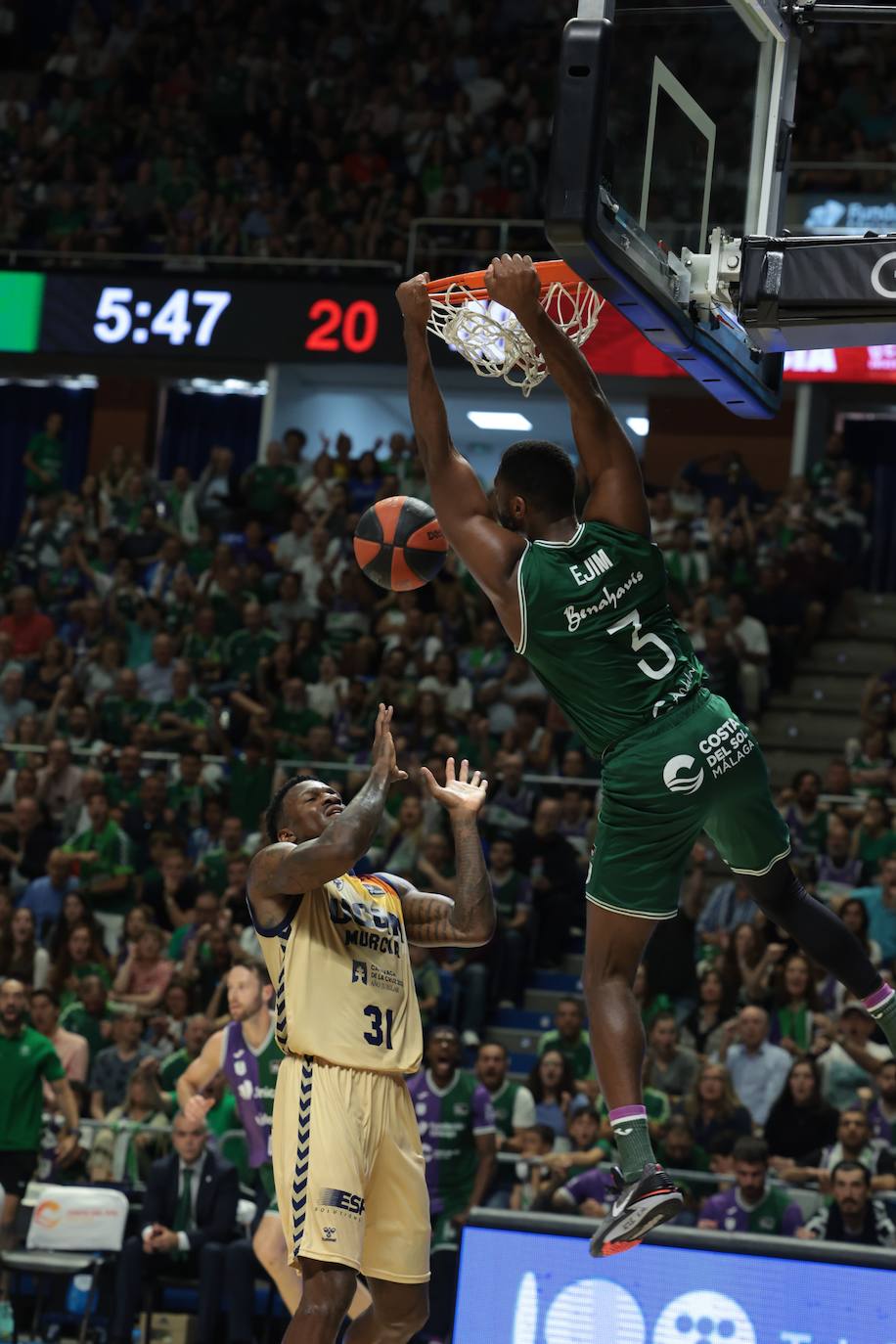 El Unicaja- UCAM Murcia, en imágenes
