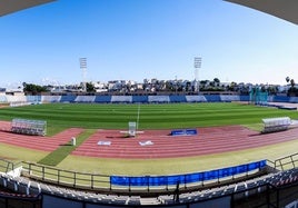 Panorámica del estadio Iberoamericano 2010 donde juega como local el San Fernando.