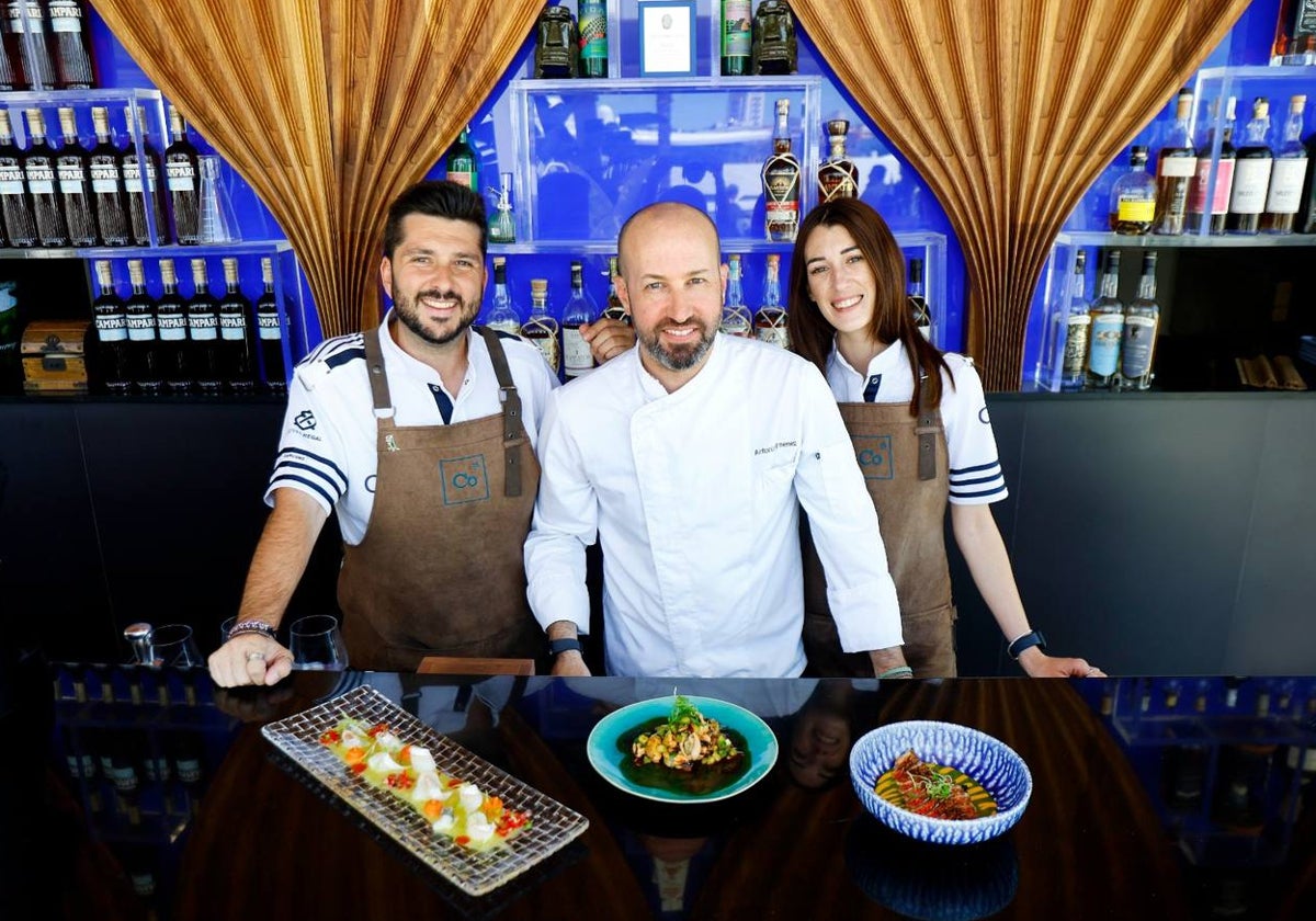 Ángel Vita, Antonio Jiménez y Noelia Molero, parte del equipo de Cobalto15.