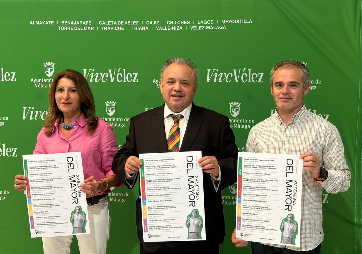 Acto de presentación de las actividades en el Ayuntamiento de Vélez-Málaga.