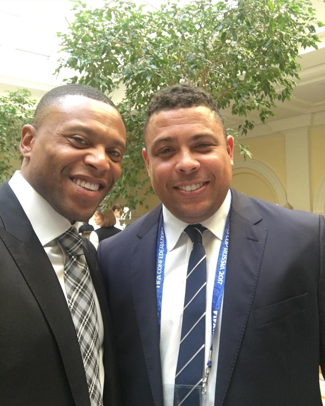 Los dos brasileños están muy unidos.