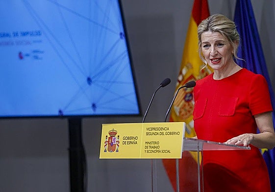 Yolanda Díaz anuncia una nueva prestación «universal» por crianza de hijos de 200 euros mensuales hasta los seis años