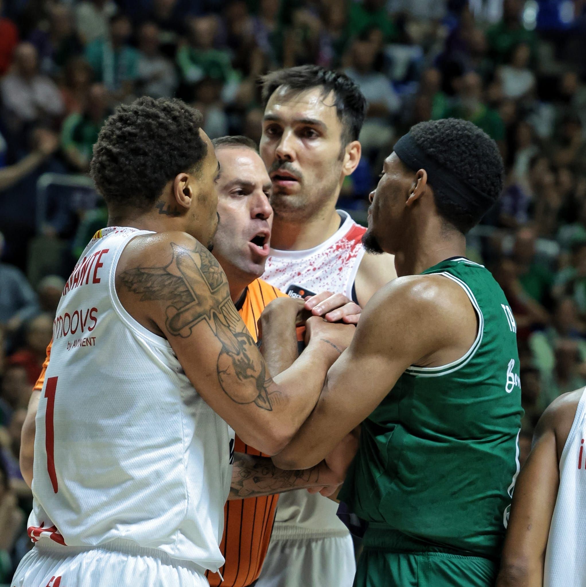El Unicaja-Baxi Manresa del primer partido de cuartos de final, en imágenes