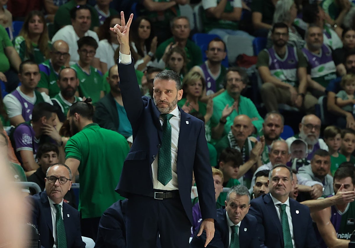 Ibon Navarro, durante el partido contra el Manresa del pasado jueves.