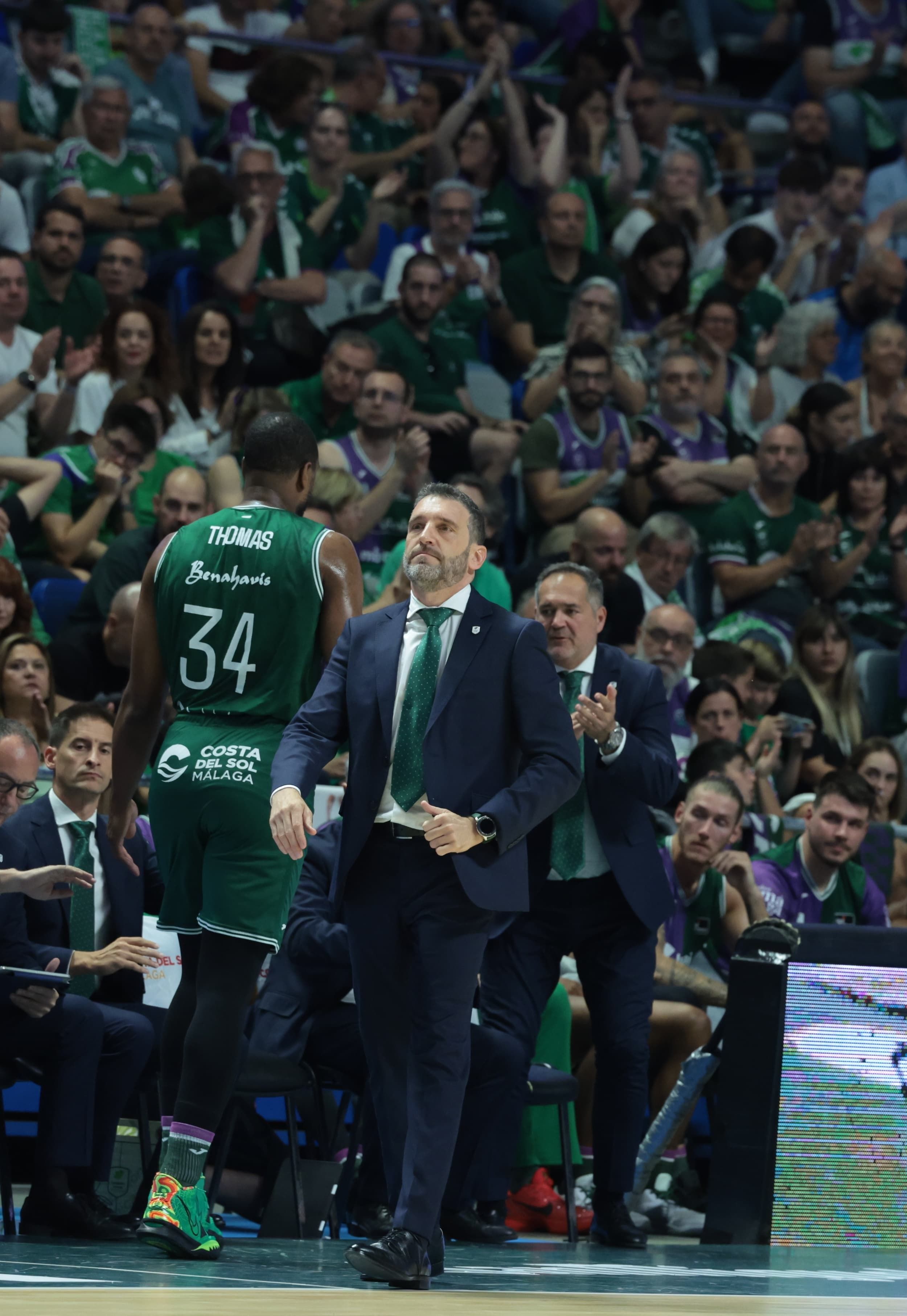 El Unicaja-Baxi Manresa del primer partido de cuartos de final, en imágenes
