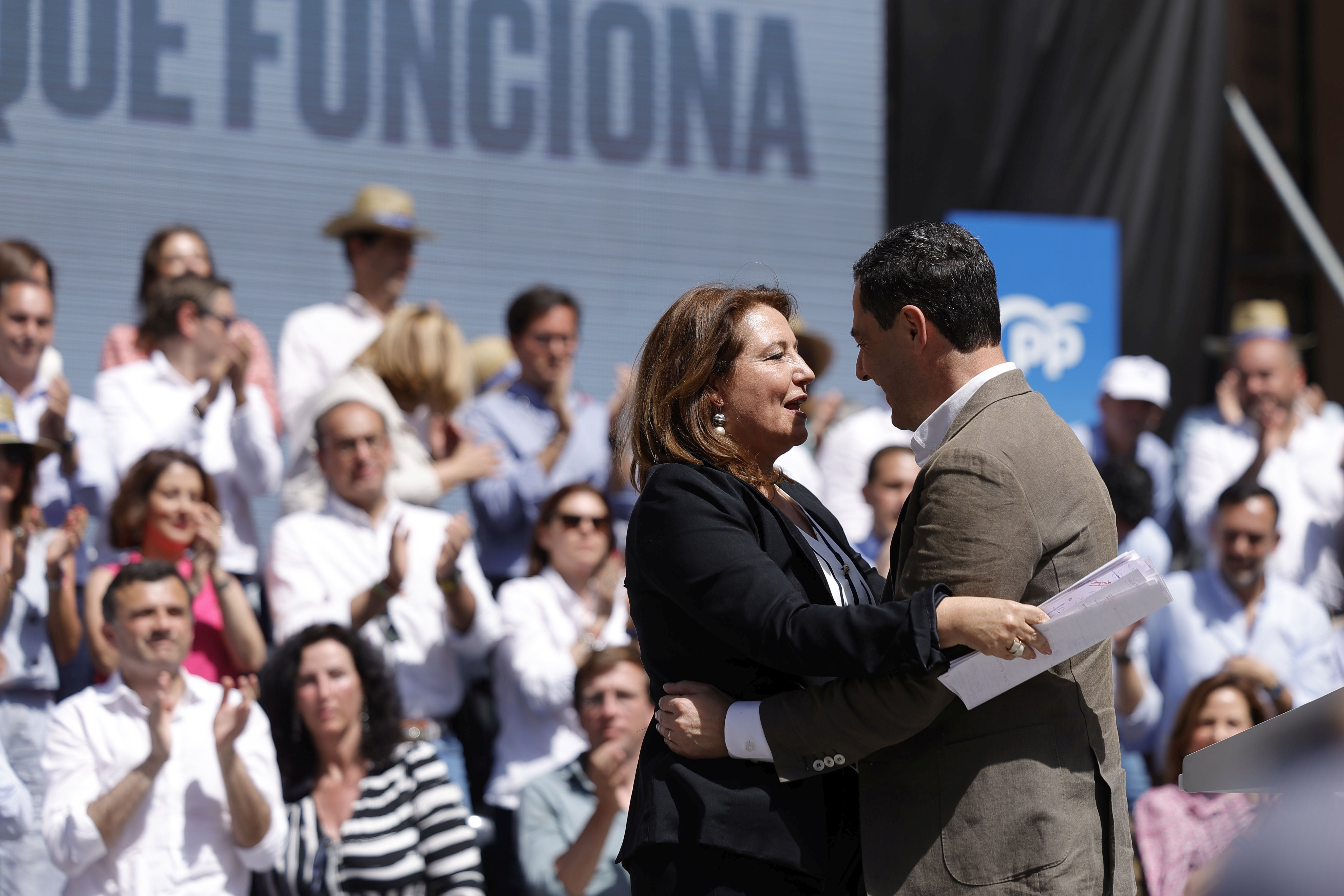 El acto de Alberto Núñez Feijóo en Málaga, en imágenes