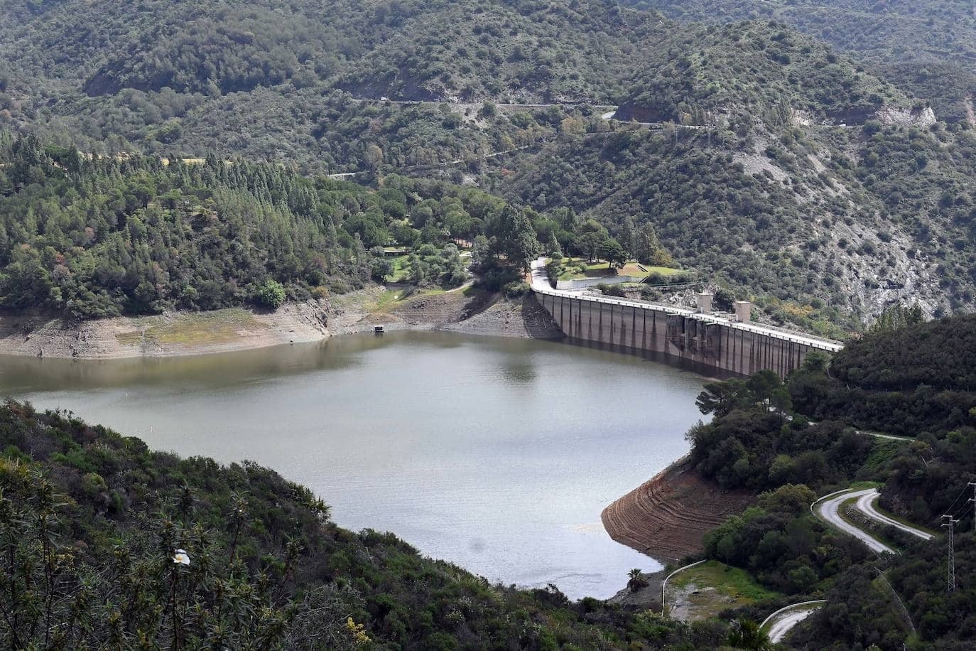 Estado de los embalses de Málaga hoy viernes, 24 de mayo de 2024