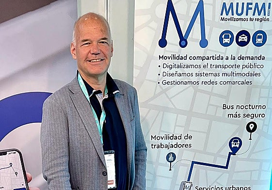 Rainer Uphoff ha creado la aplicación de transporte público a demanda Mufmi, que ya se utiliza en Alhaurín de la Torre.