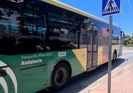 Un autobús del Consorcio Metropolitano de Transporte de Málaga.