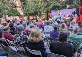 Vista del acto de Podemos en la capital malagueña.