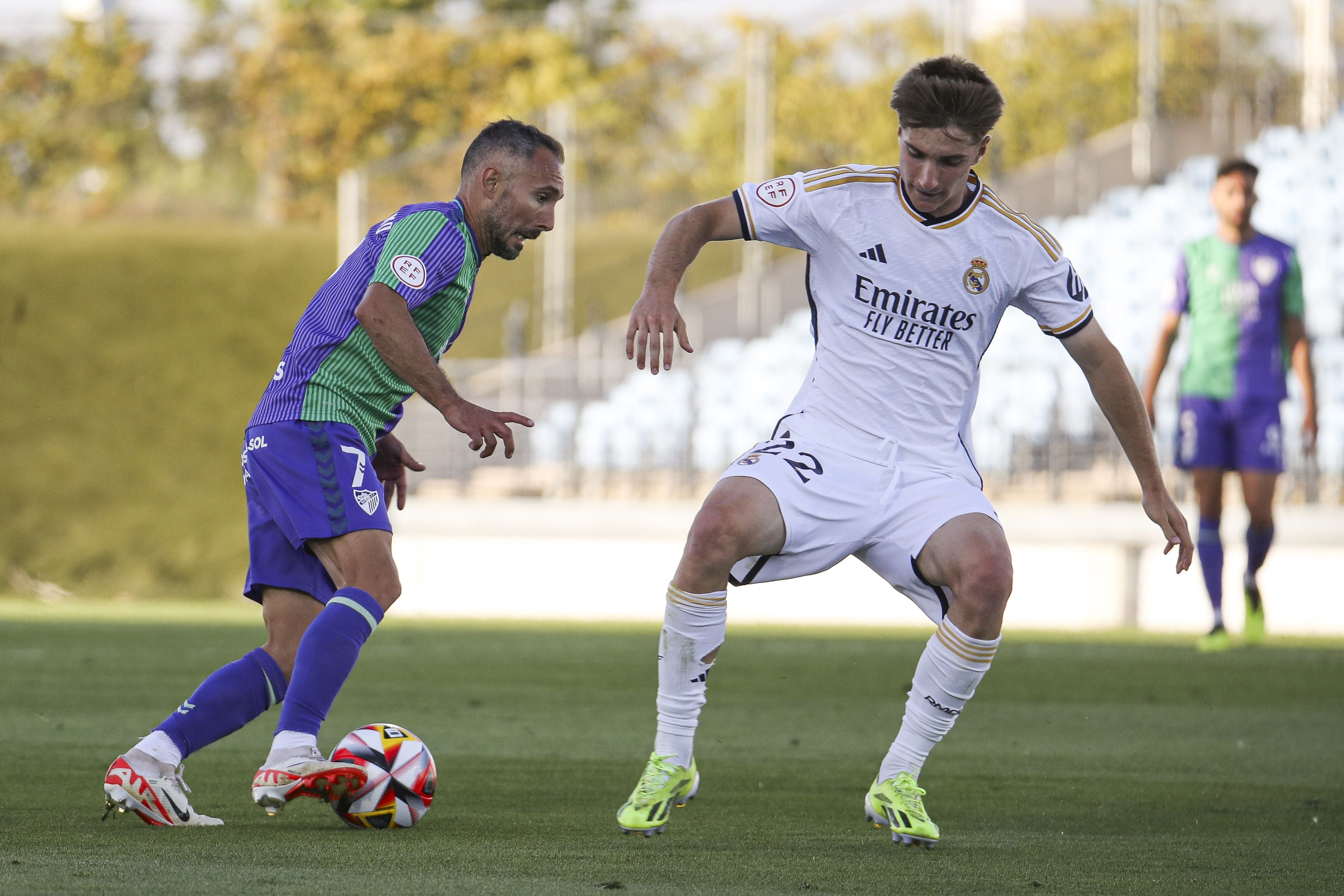 El Real Madrid Castilla-Málaga, en imágenes