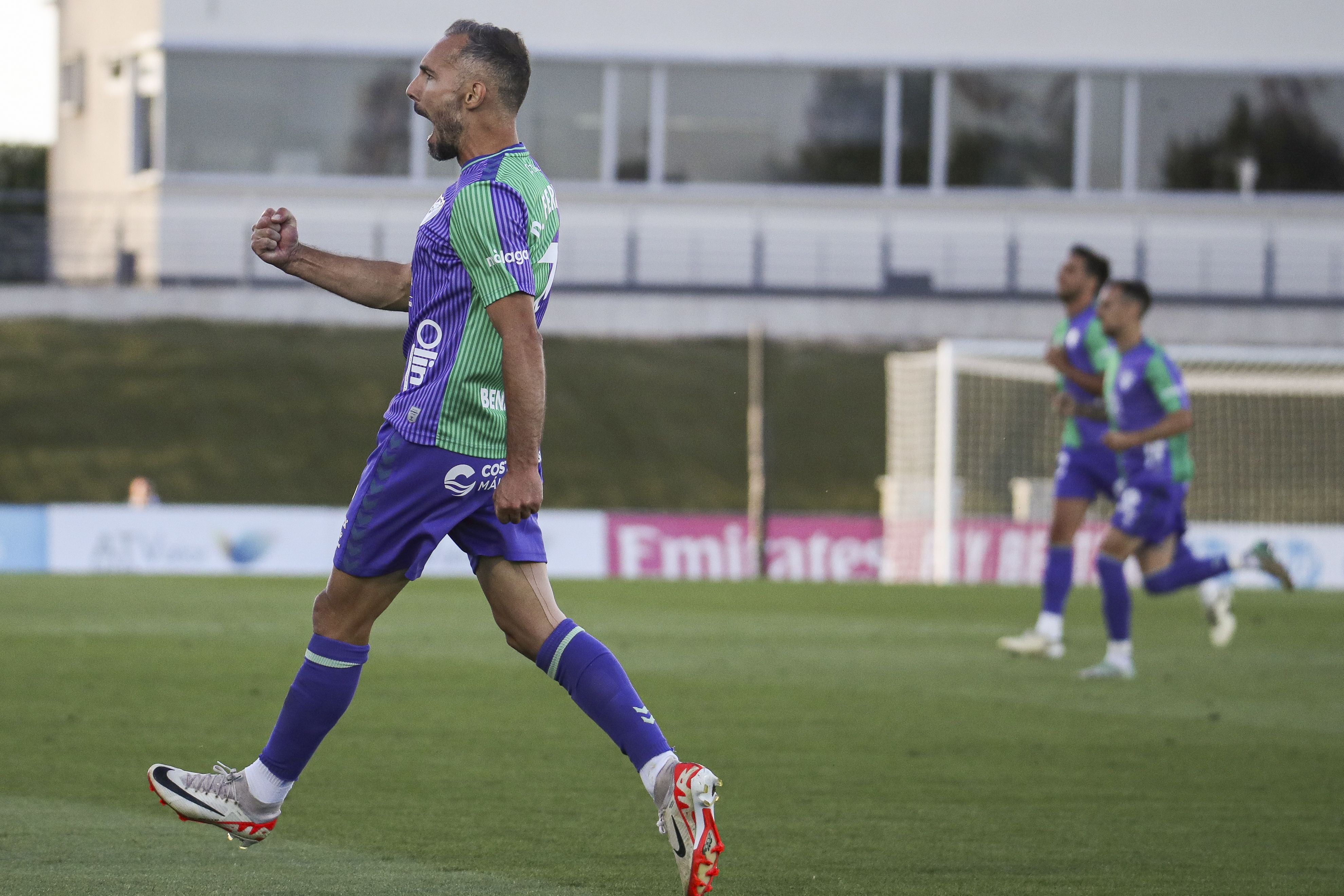 El Real Madrid Castilla-Málaga, en imágenes