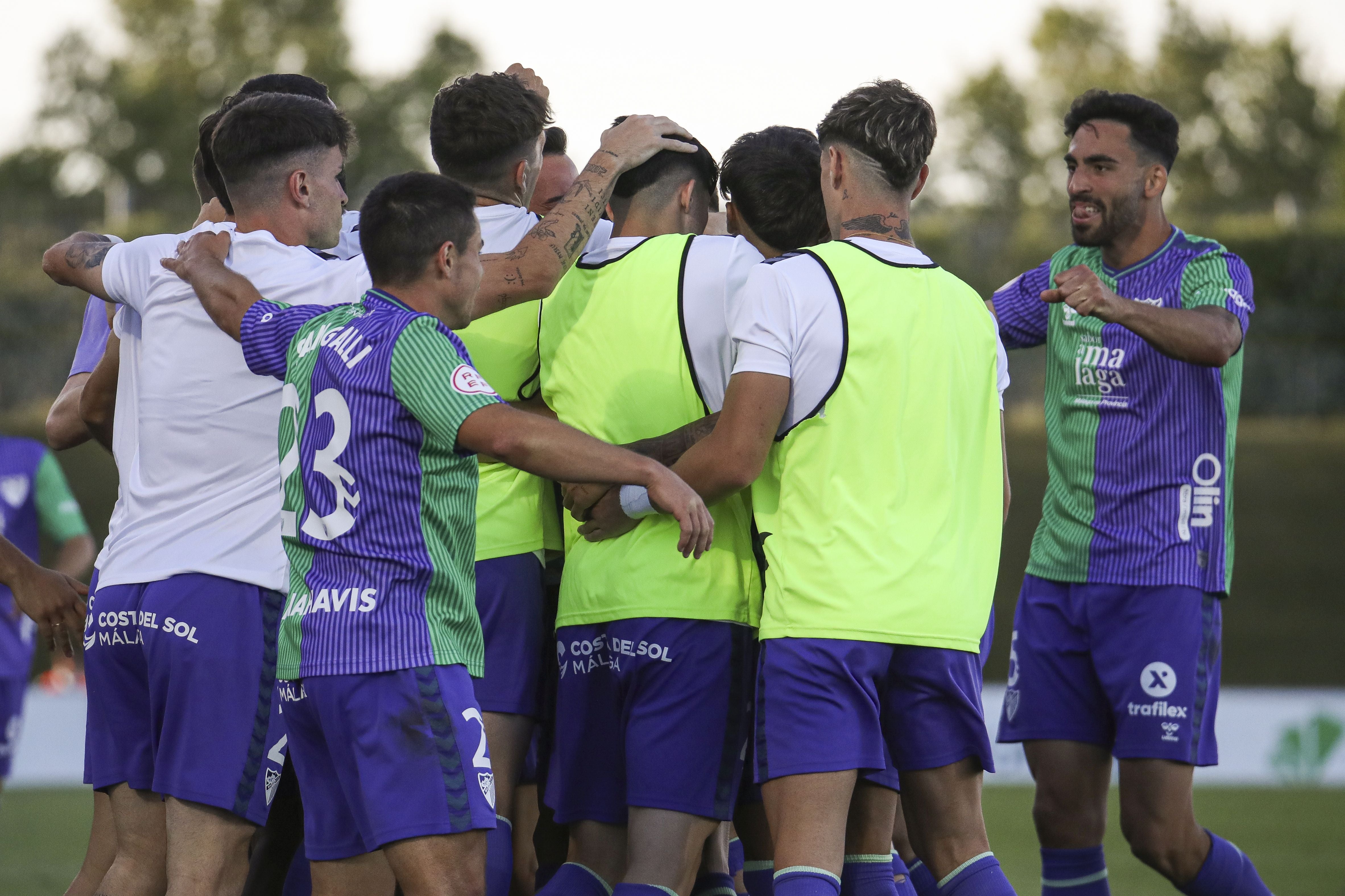 El Real Madrid Castilla-Málaga, en imágenes