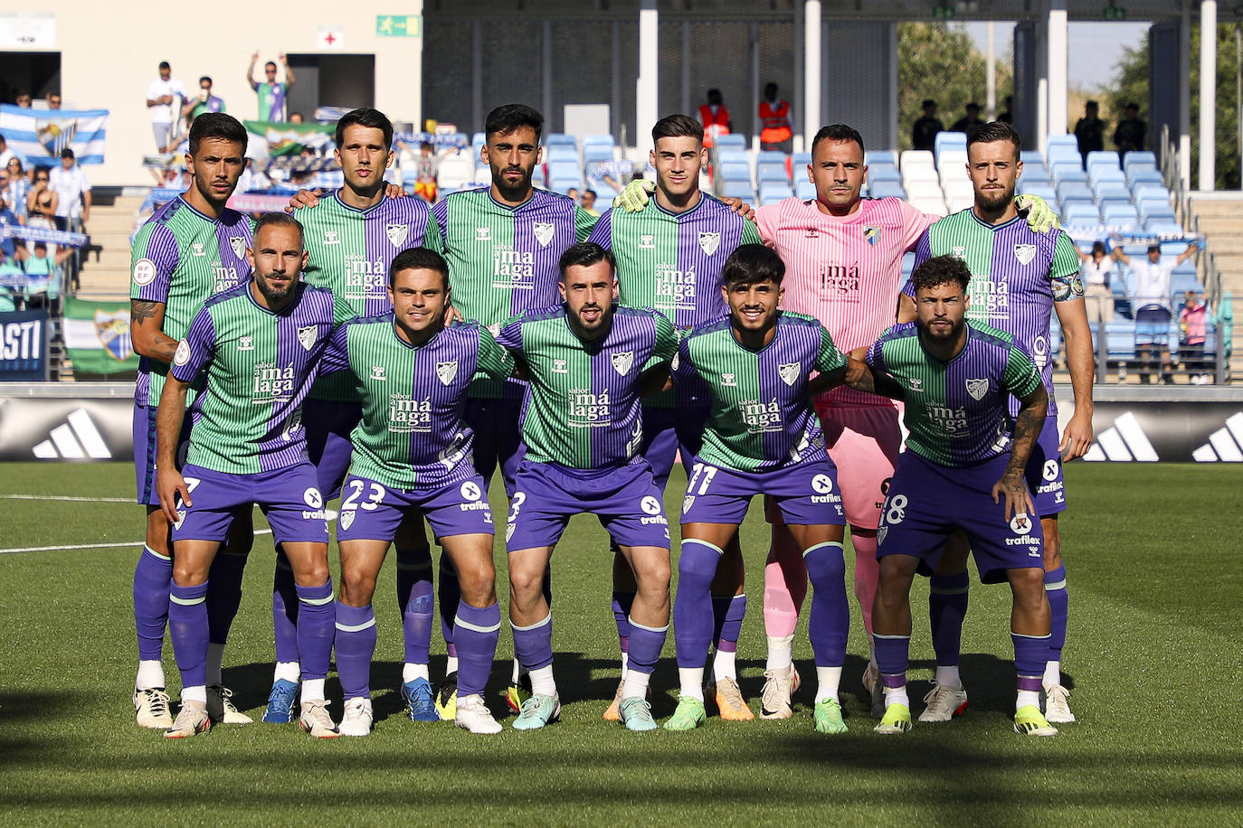 El Real Madrid Castilla-Málaga, en imágenes