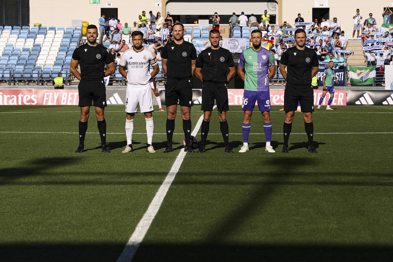 El Real Madrid Castilla-Málaga, en imágenes