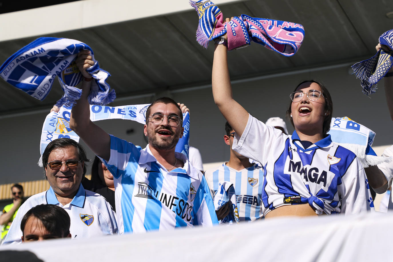 El Real Madrid Castilla-Málaga, en imágenes