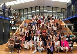 Foto de familia de los participantes en el encuentro Female Founders Day Málaga.