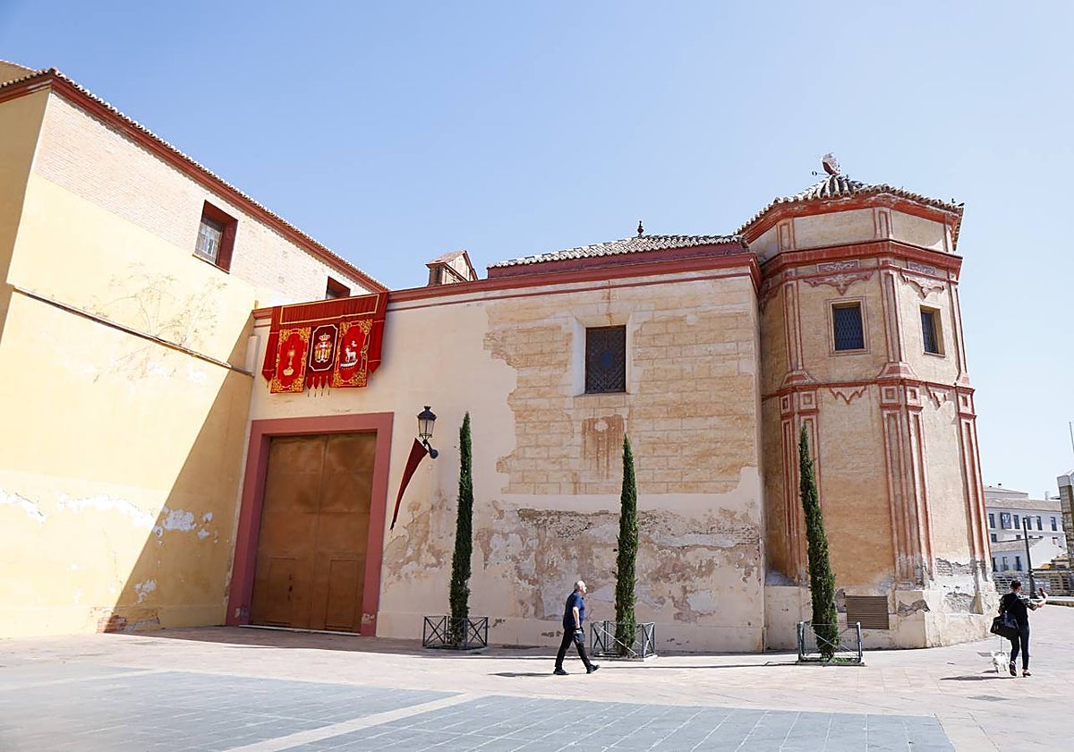 Estado que presenta la fachada sur de la iglesia de Santo Domingo.
