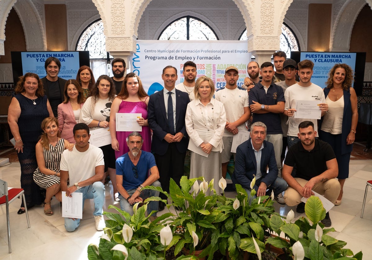 Acto de clausura de la formación.