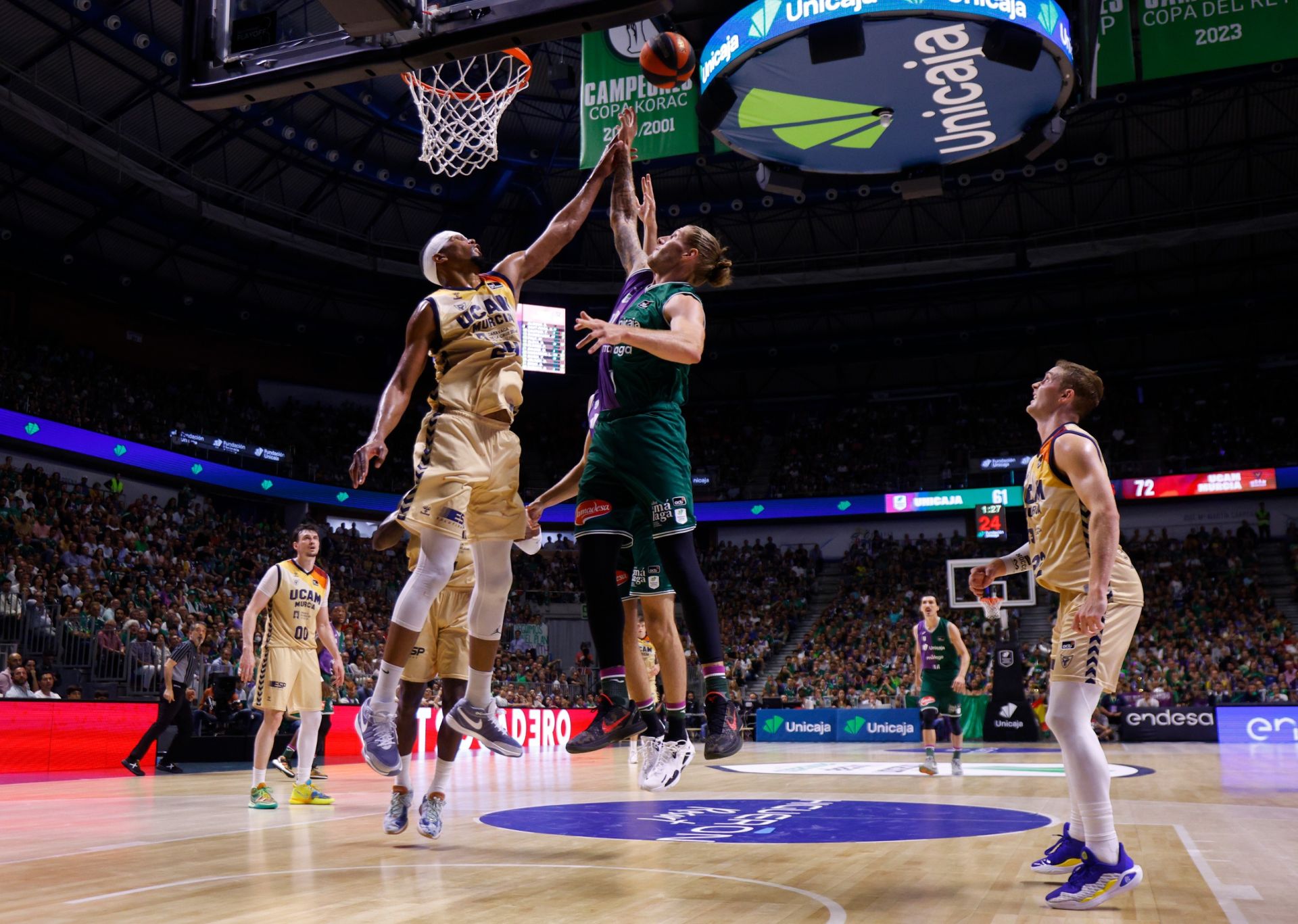 El segundo partido Unicaja- UCAM Murcia de semifinales, en imágenes