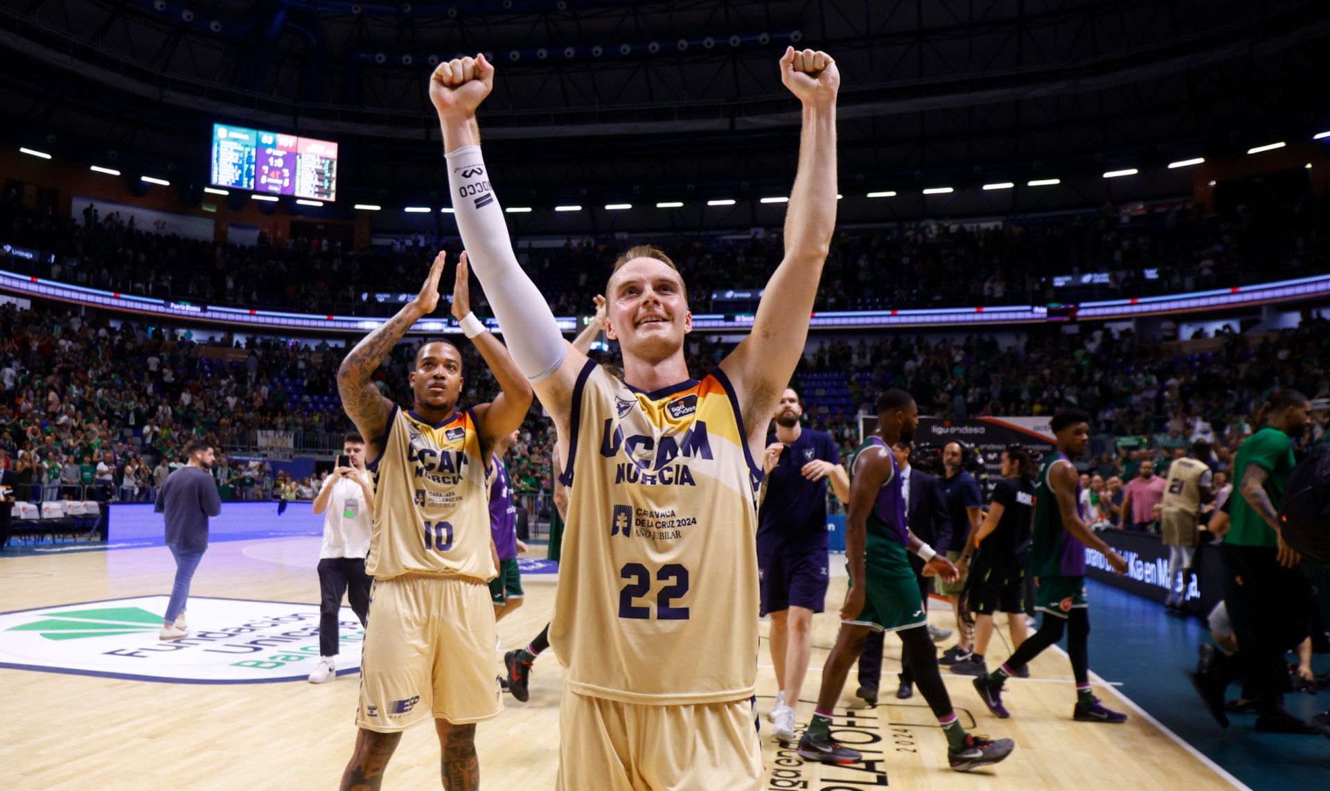 El segundo partido Unicaja- UCAM Murcia de semifinales, en imágenes