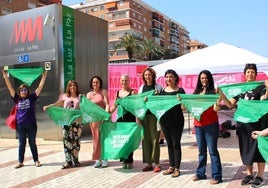 Acto de Sumar esta mañana en Málaga.