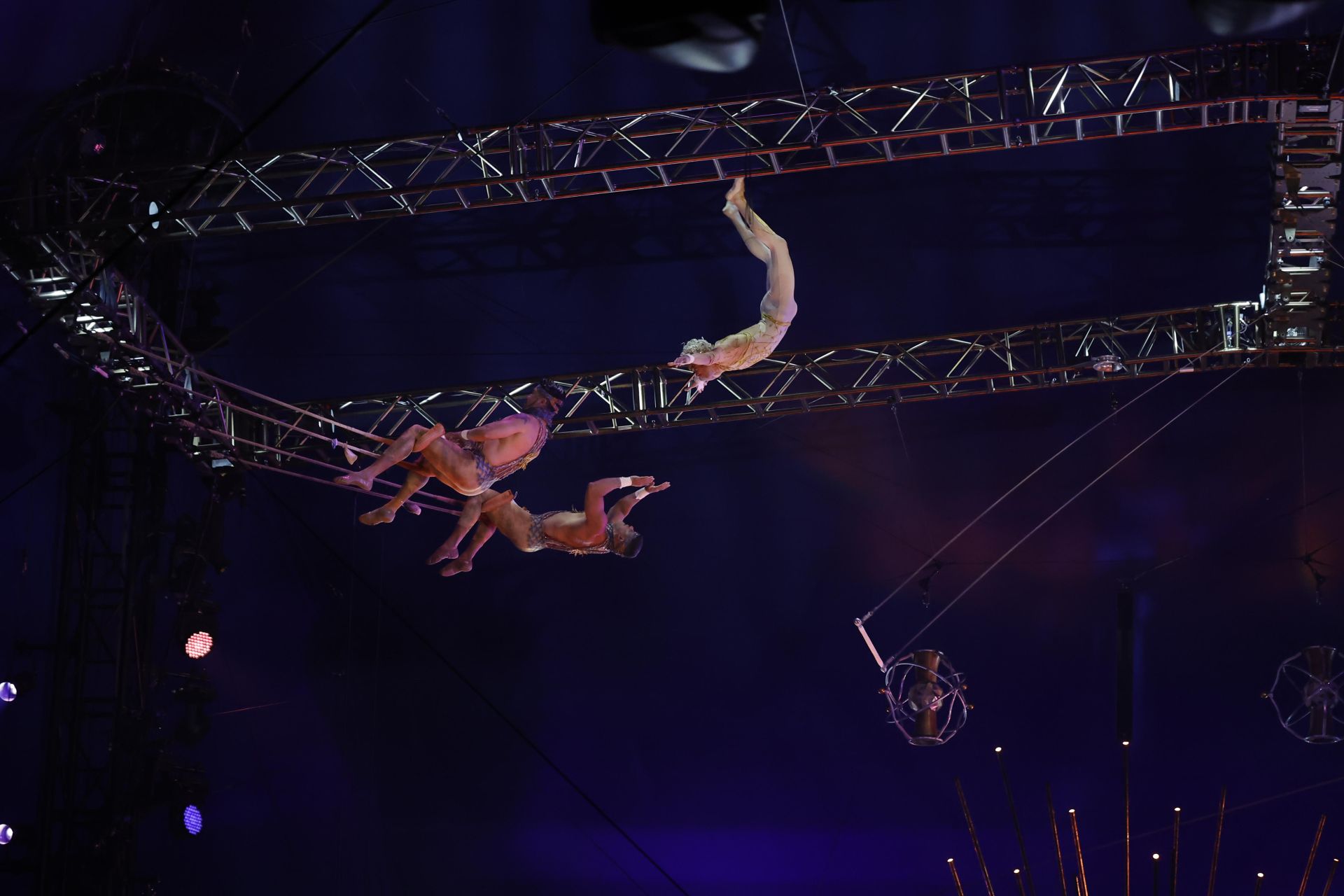 La &#039;Alegría&#039; del Circo del Sol en Málaga, en imágenes