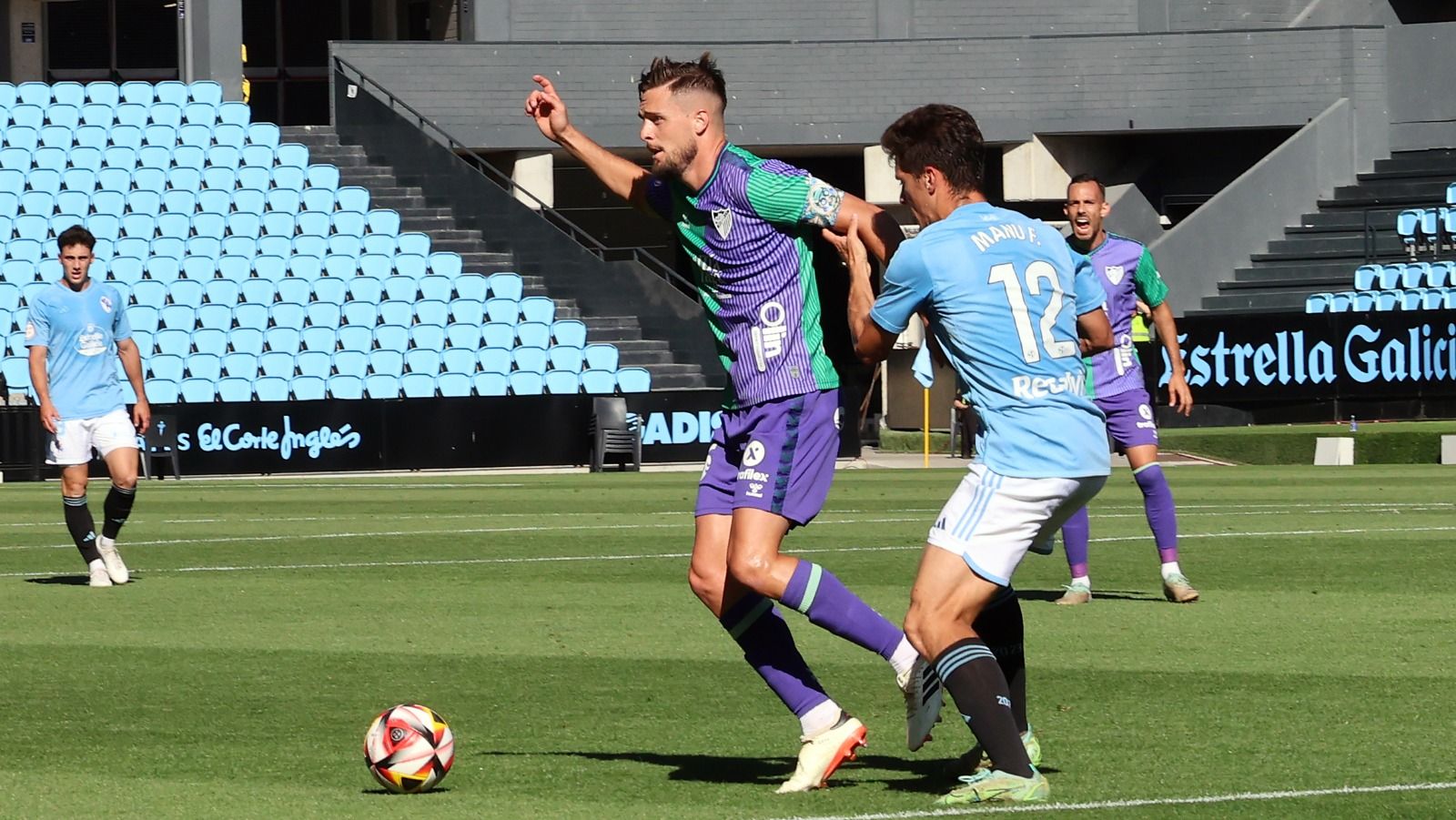 El Celta B - Málaga, en imágenes