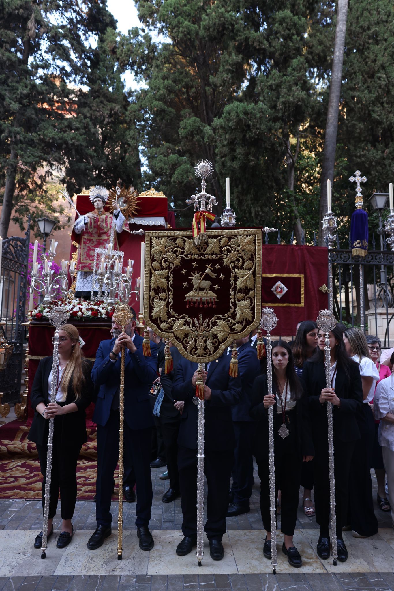 La procesión del Corpus en Málaga, en imágenes