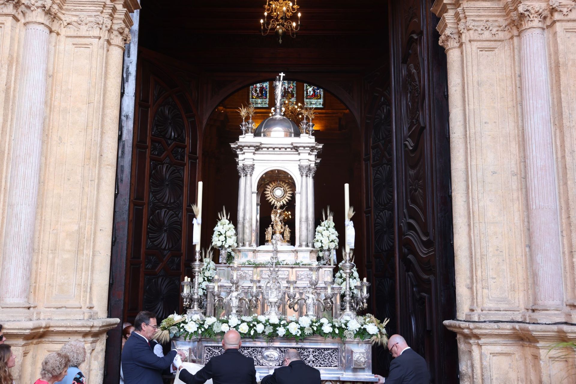 La procesión del Corpus en Málaga, en imágenes