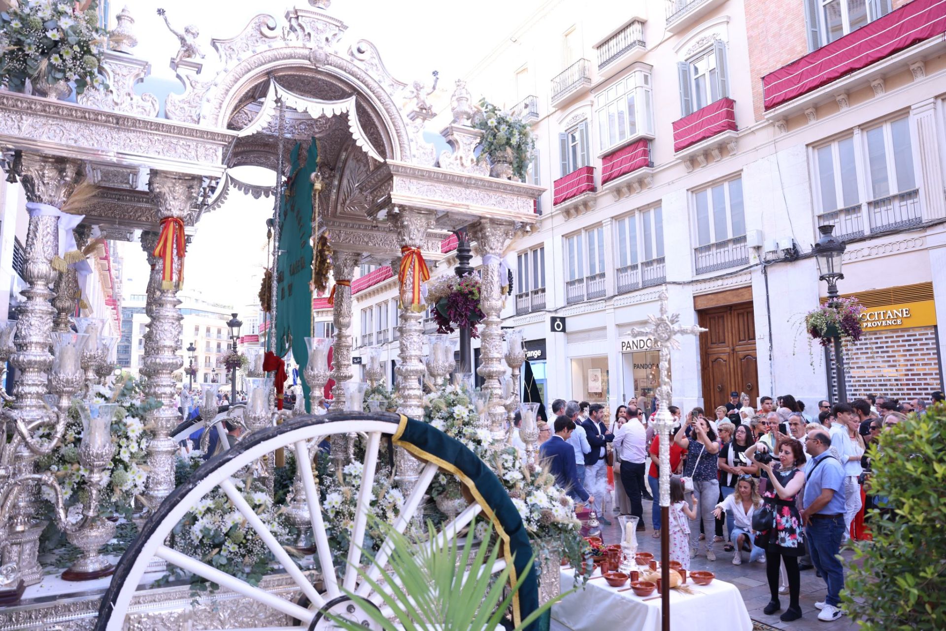 La procesión del Corpus en Málaga, en imágenes