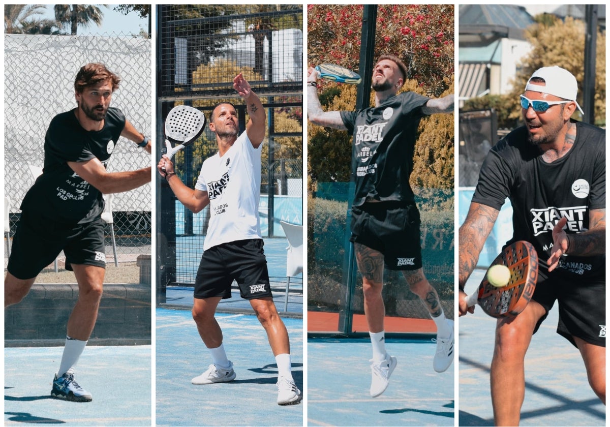 Llorente, Soldado, Samu Castillejo y Roberto, en el torneo.