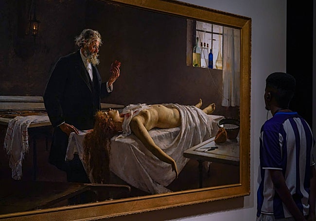 La escena de la autopsia recogida por Enrique Simonet impactó en 1890.