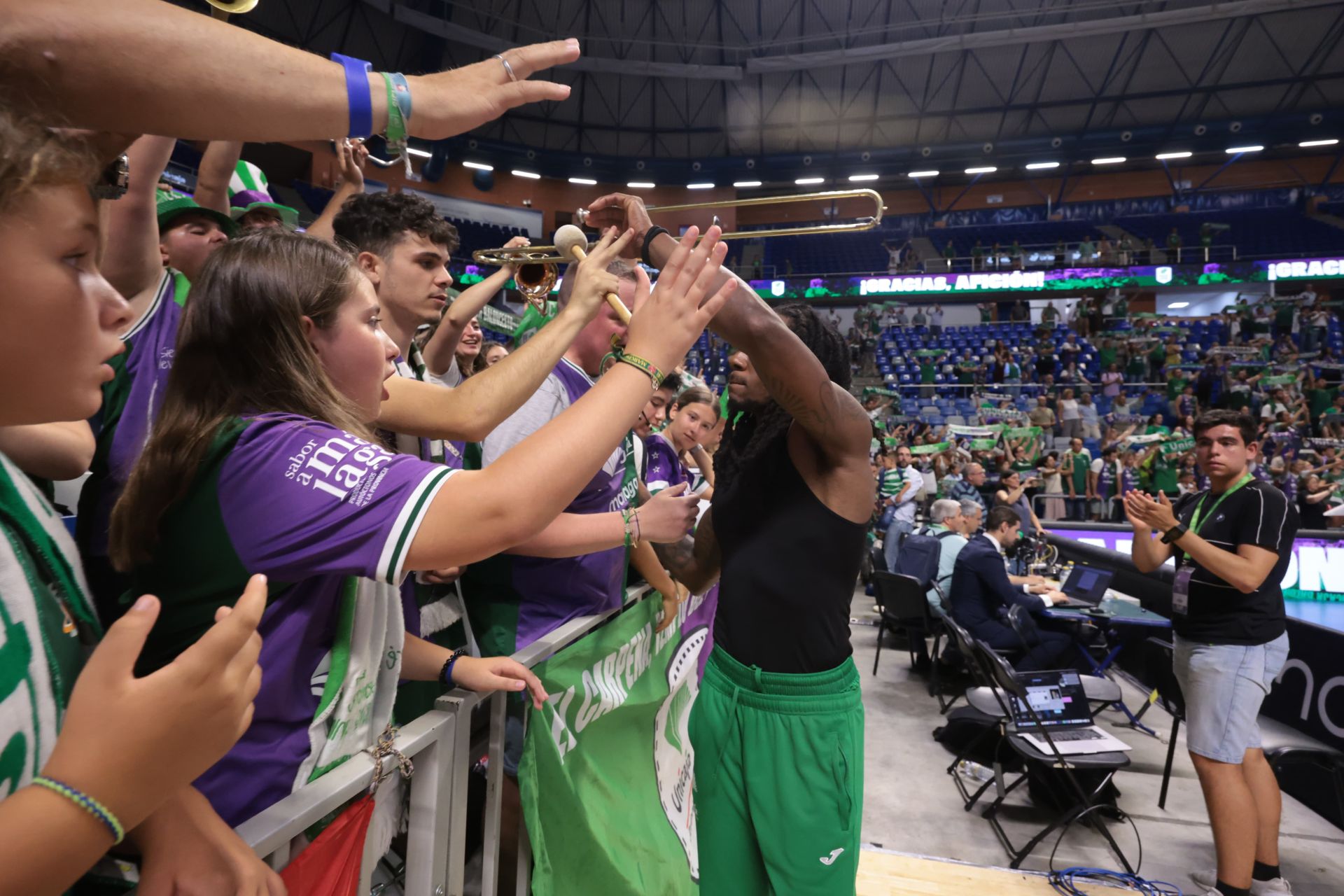 El Unicaja-UCAM Murcia, quinto partido de semifinales, en imágenes