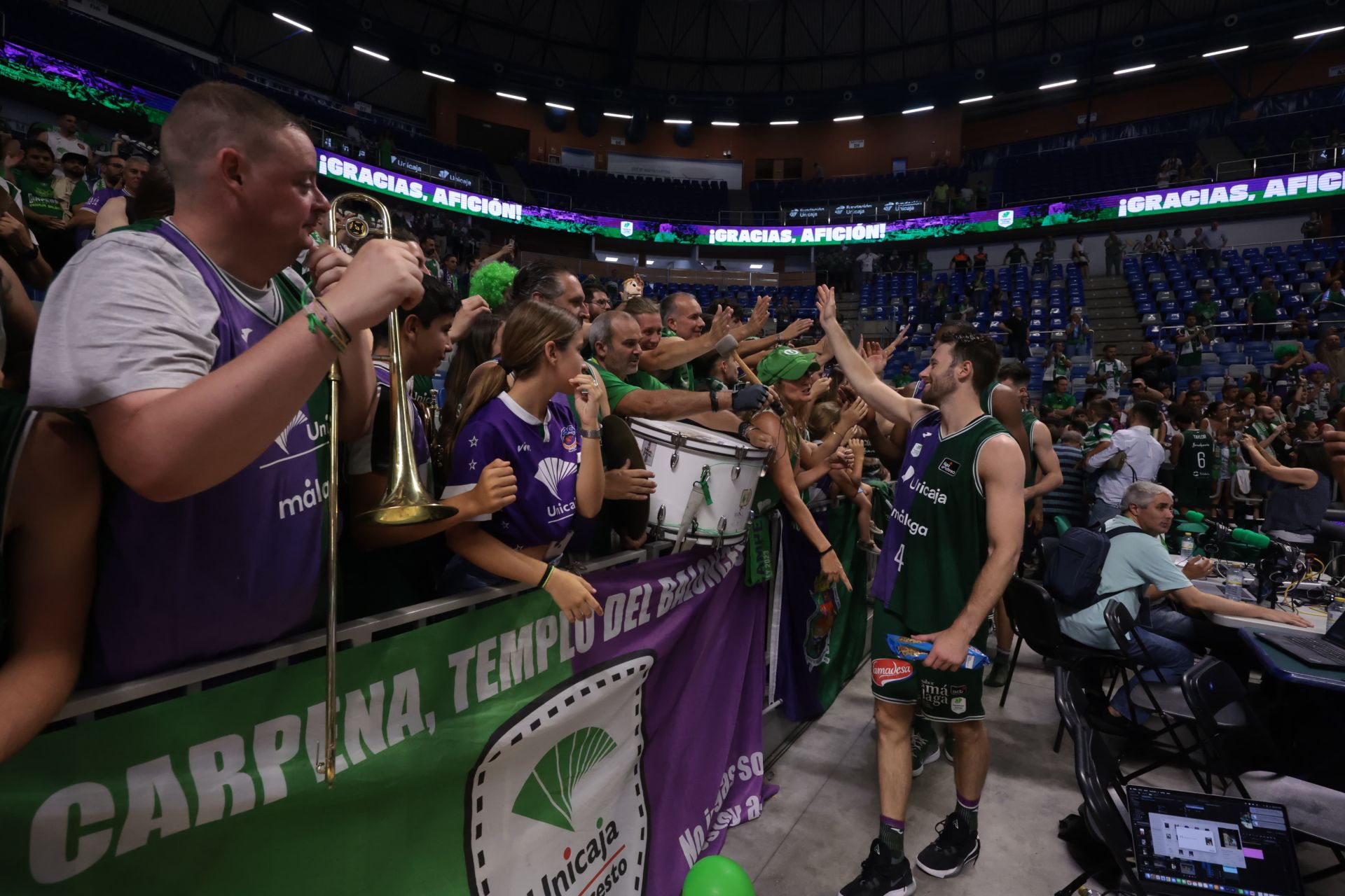 El Unicaja-UCAM Murcia, quinto partido de semifinales, en imágenes