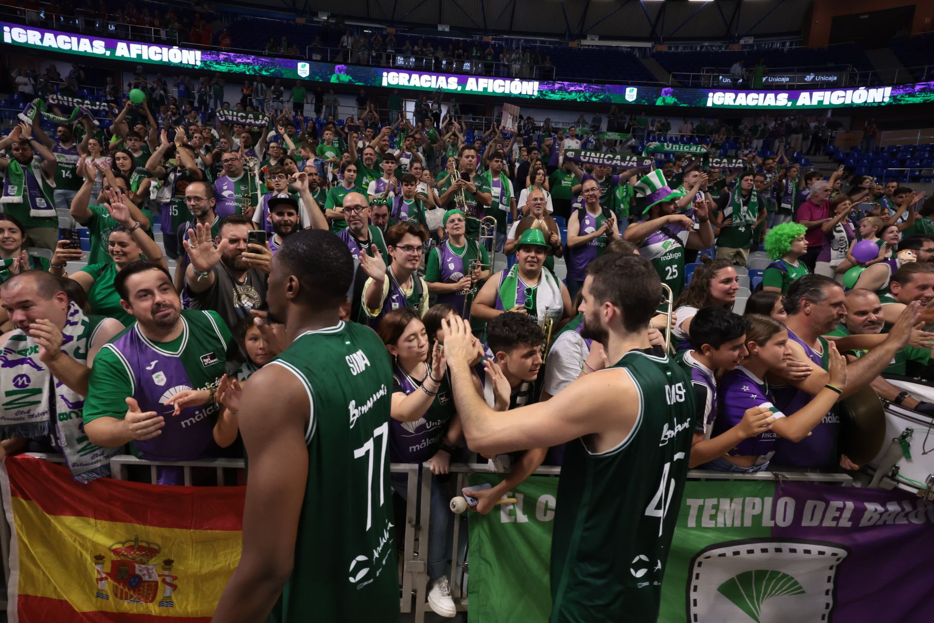 El Unicaja-UCAM Murcia, quinto partido de semifinales, en imágenes