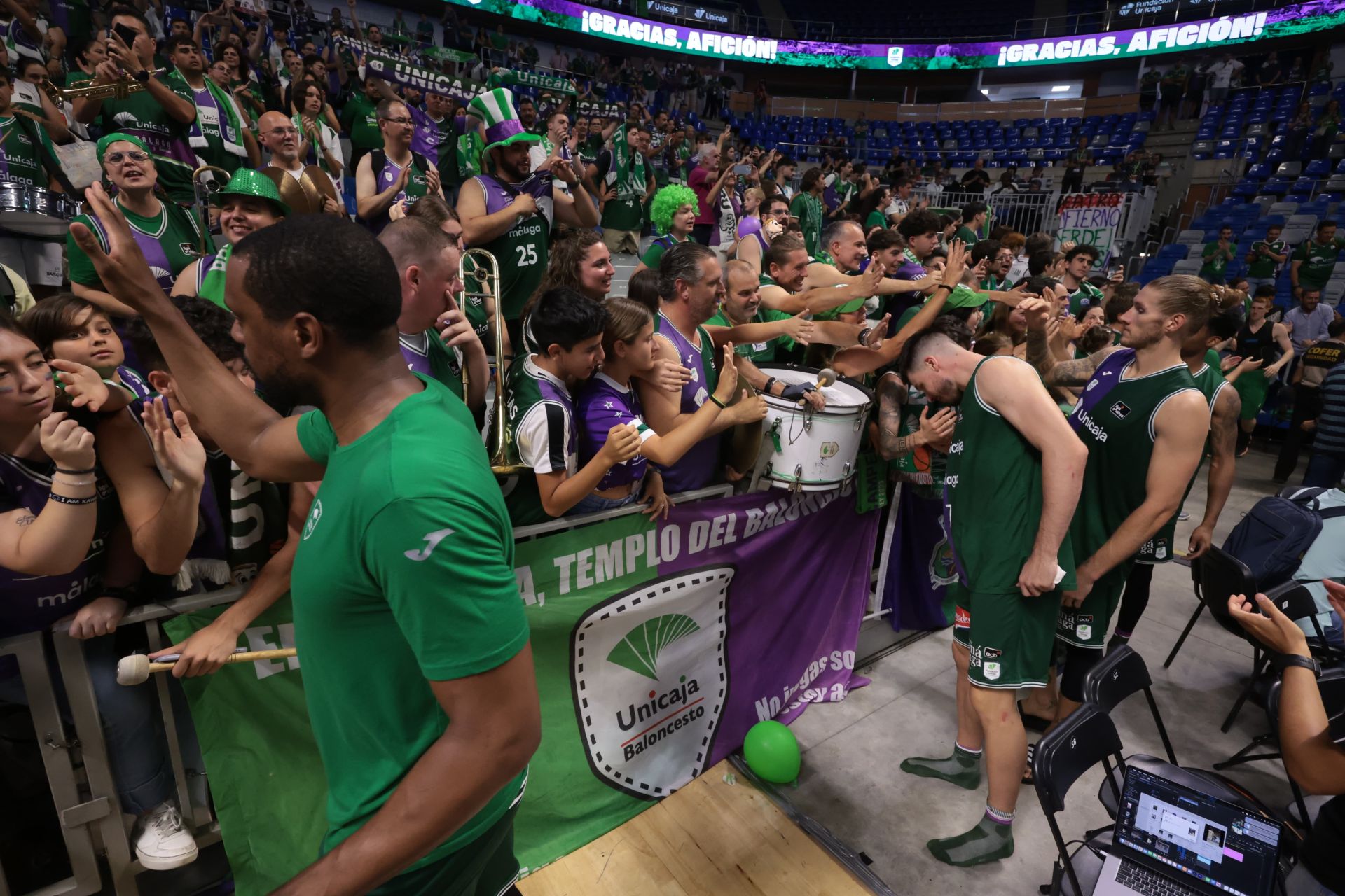 El Unicaja-UCAM Murcia, quinto partido de semifinales, en imágenes