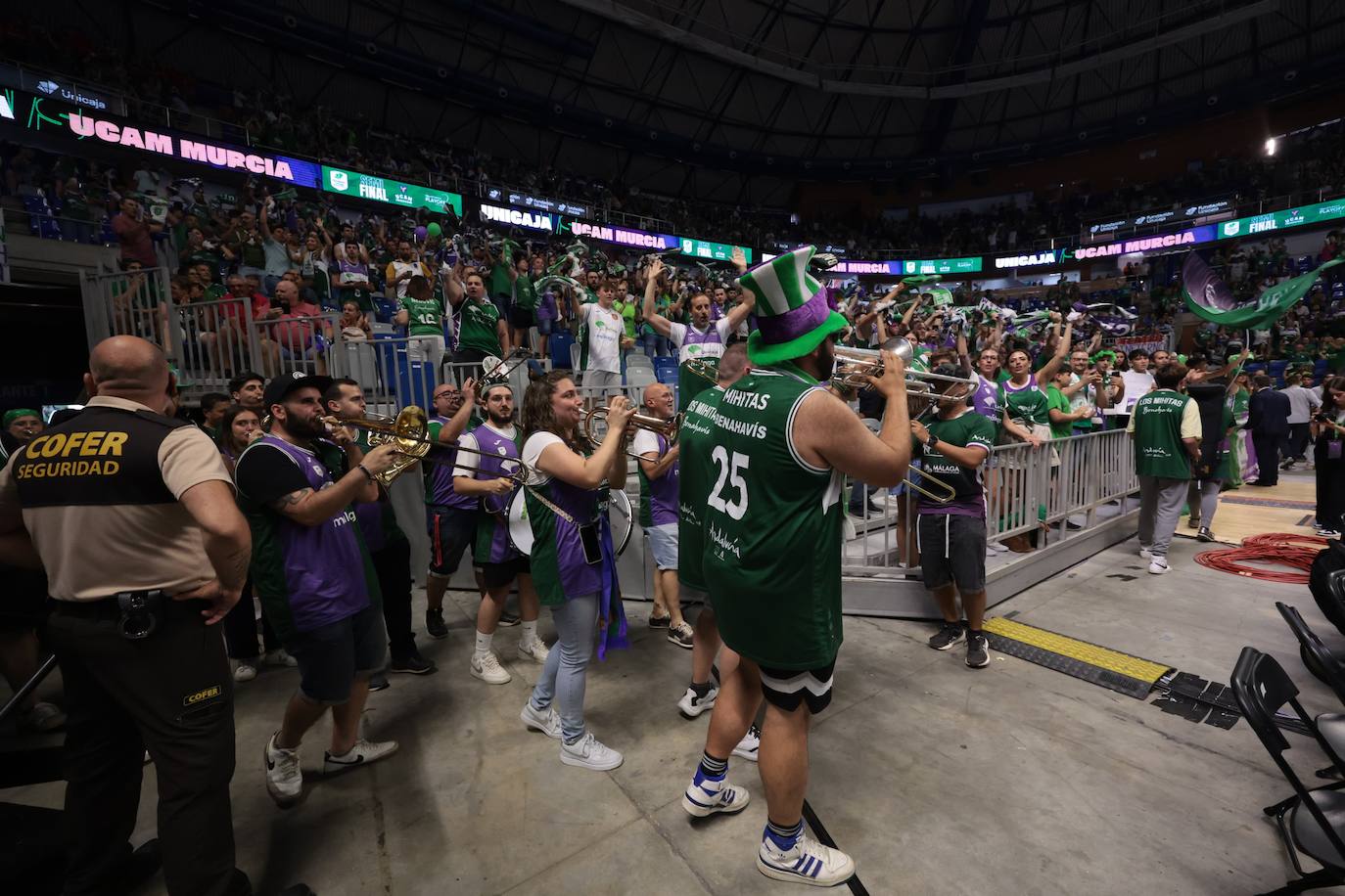 El Unicaja-UCAM Murcia, quinto partido de semifinales, en imágenes