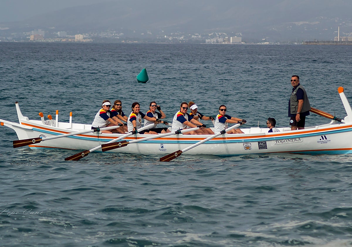 Una imagen de la última regata de la Liga Provincial.
