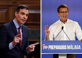 Pedro Sánchez y Alberto Núñez-Feijóo.