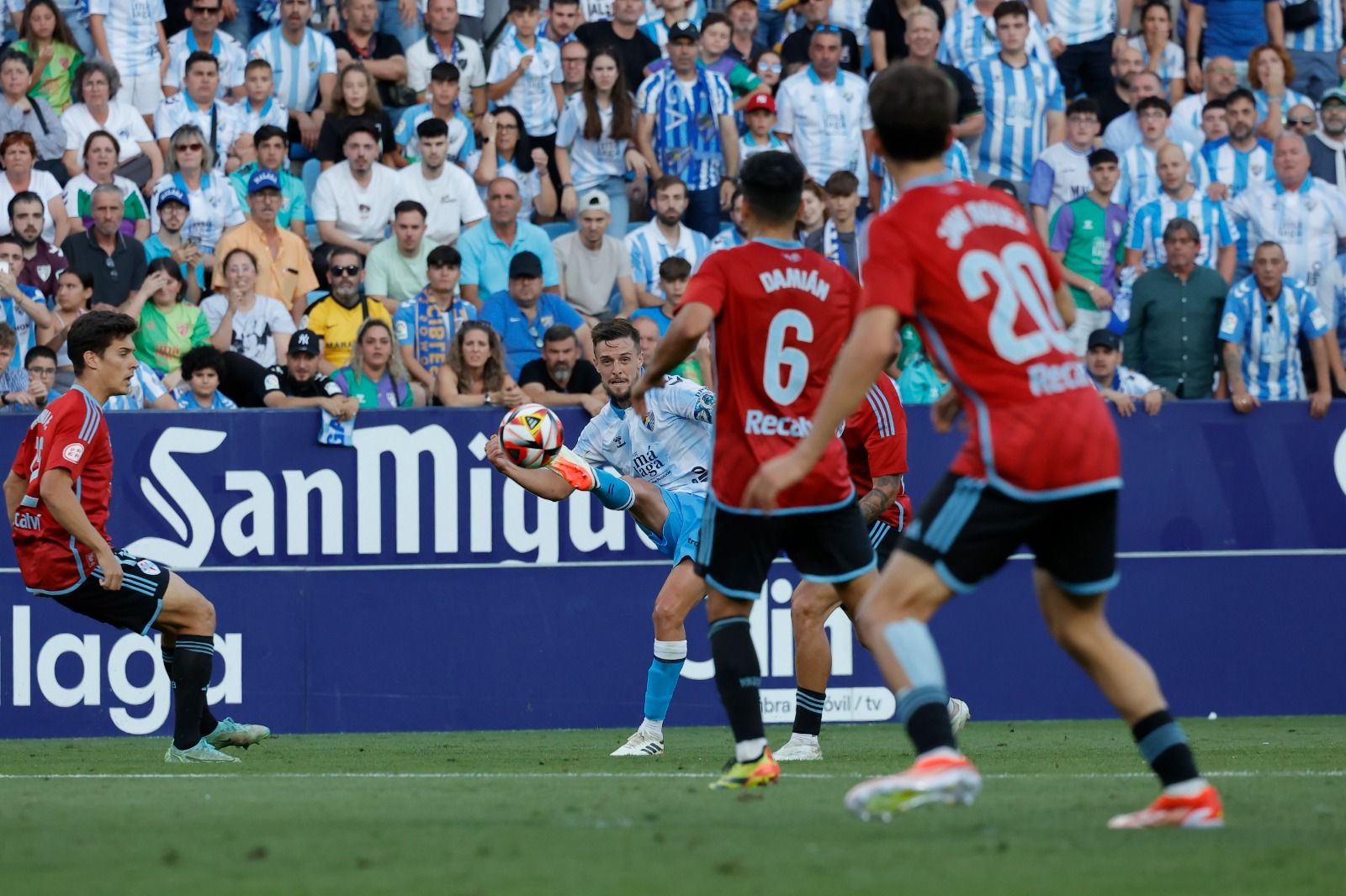 El Málaga-Celta B del &#039;playoff&#039; de ascenso, en imágenes