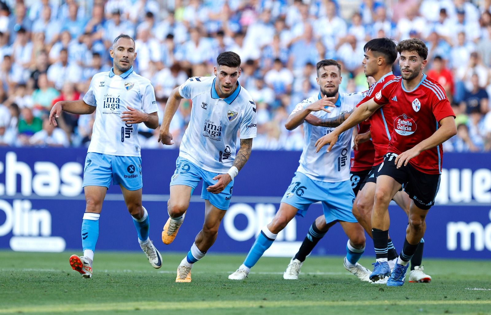 El Málaga-Celta B del &#039;playoff&#039; de ascenso, en imágenes