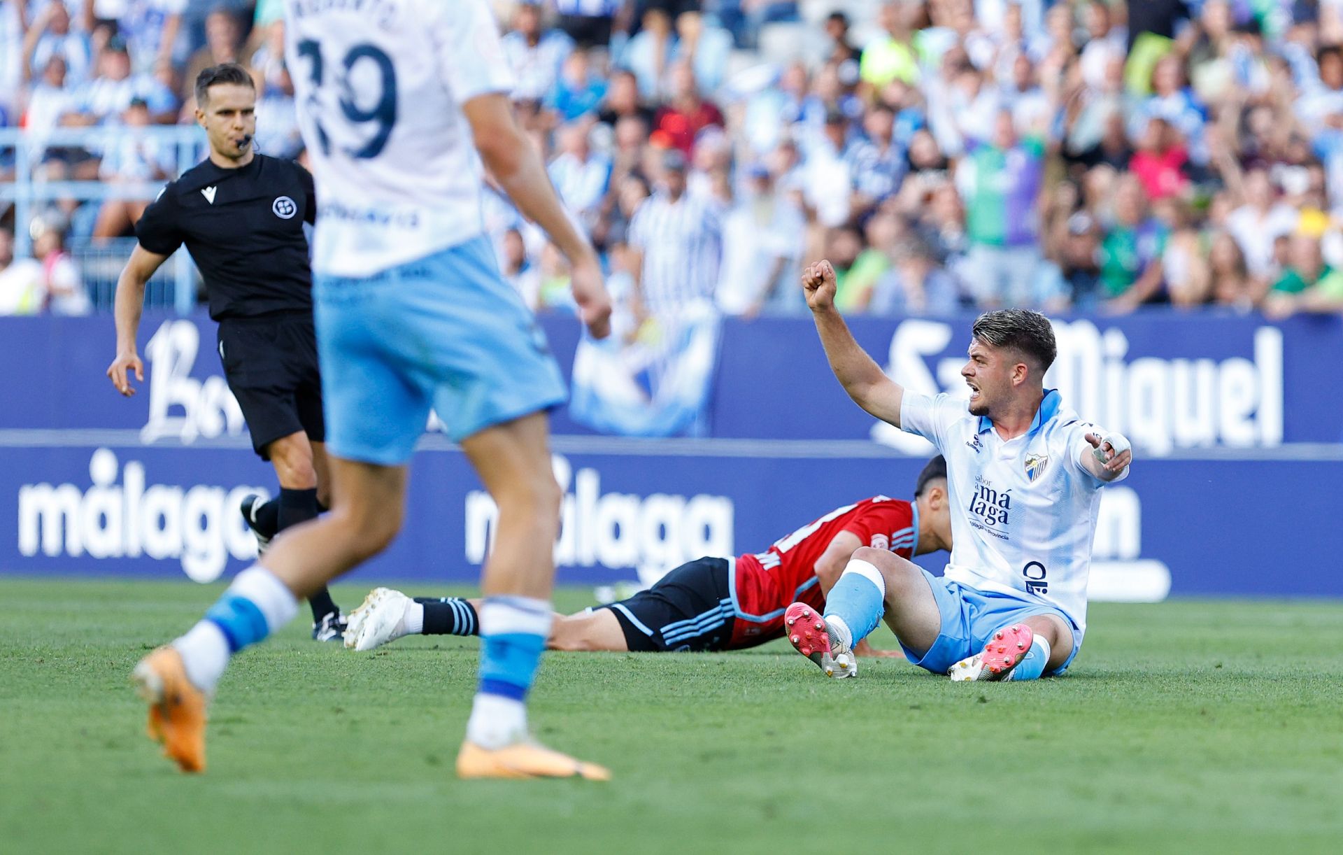 El Málaga-Celta B del &#039;playoff&#039; de ascenso, en imágenes